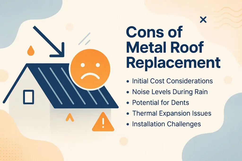 Cons of Metal Roof Replacement