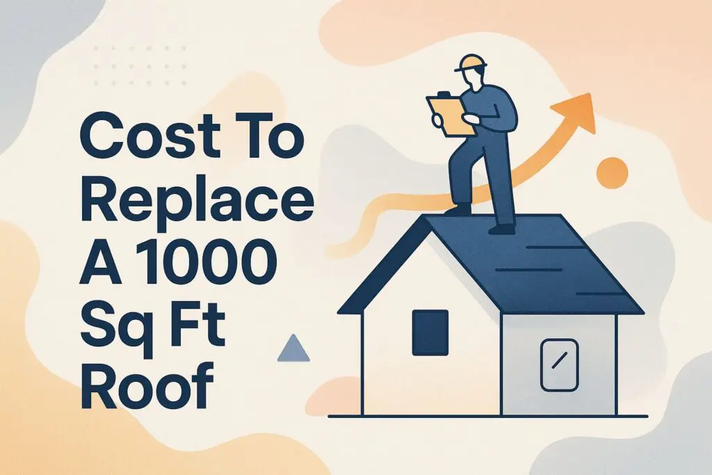 Cost To Replace A 1000 Sq Ft Roof