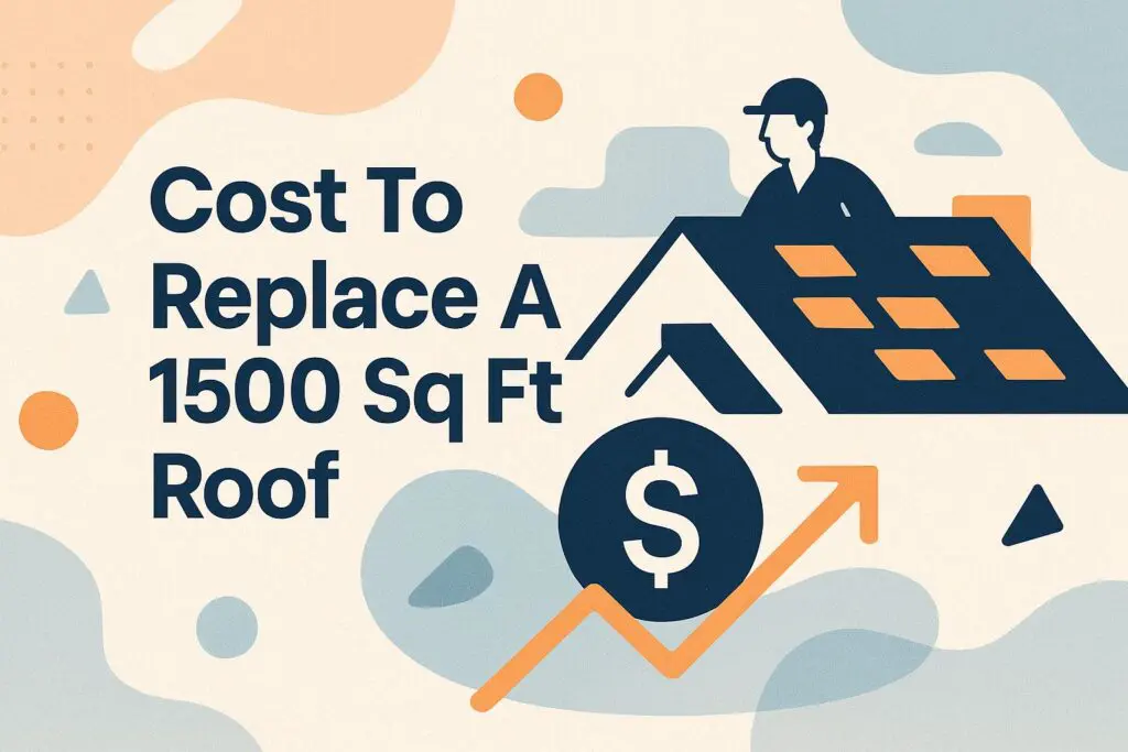 Cost To Replace A 1500 Sq Ft Roof