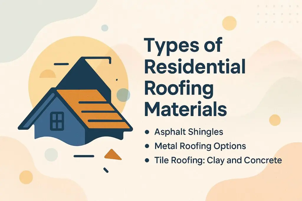 Types of Residential Roofing Materials