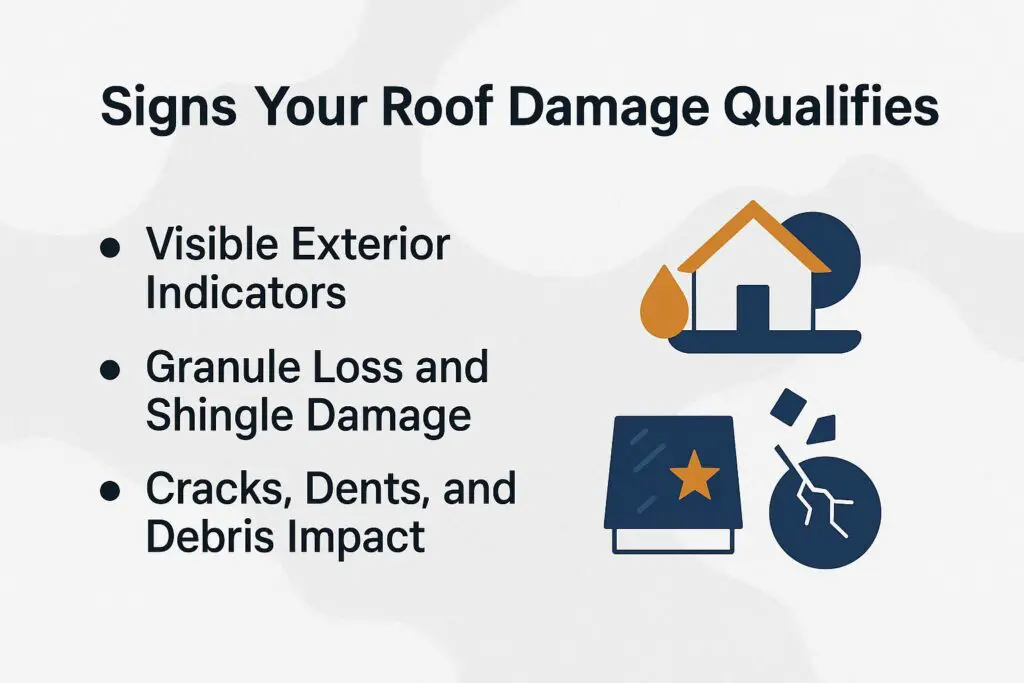 Signs Your Roof Damage Qualifies